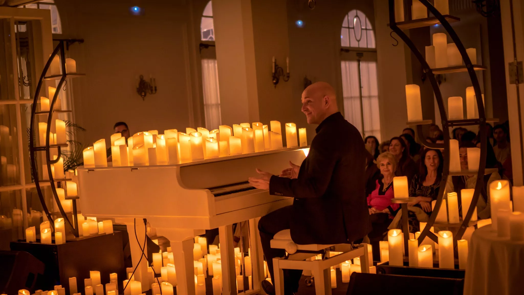 El pianista Sigfrido Cecchini.