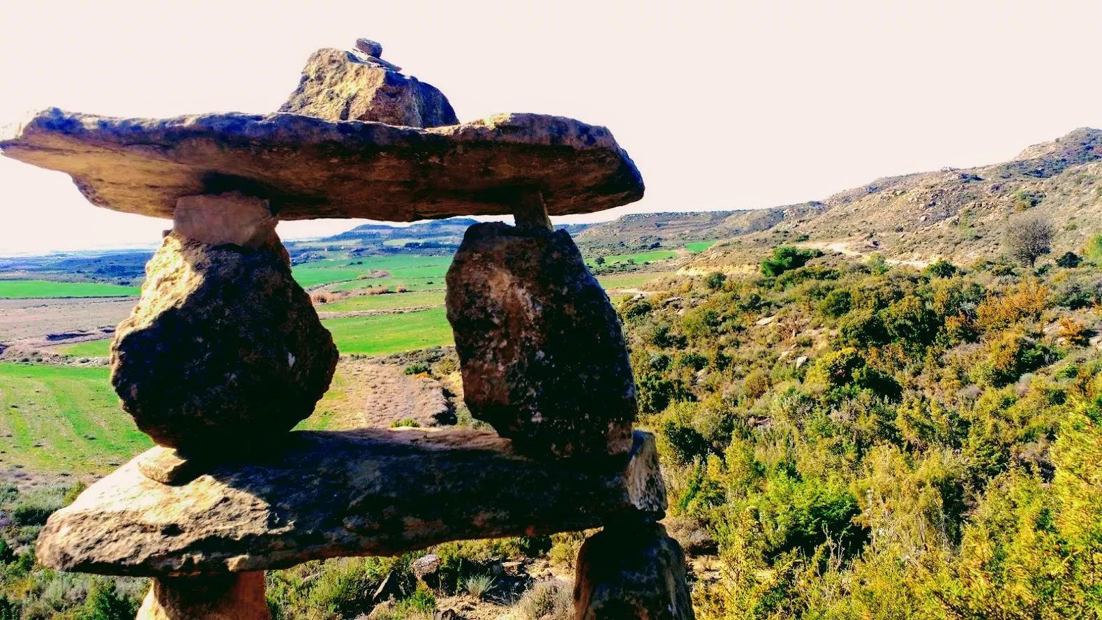 Excursión entre Piedratajada y Valpalmas organizada por la Universidad de Zaragoza. Foto Joaquín Santafé