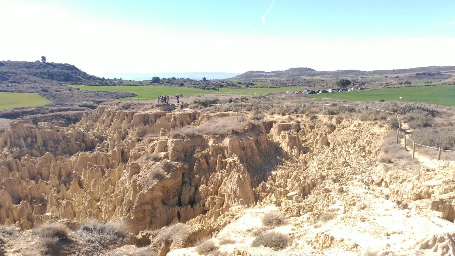Excursión entre Piedratajada y Valpalmas organizada por la Universidad de Zaragoza. Foto Joaquín Santafé