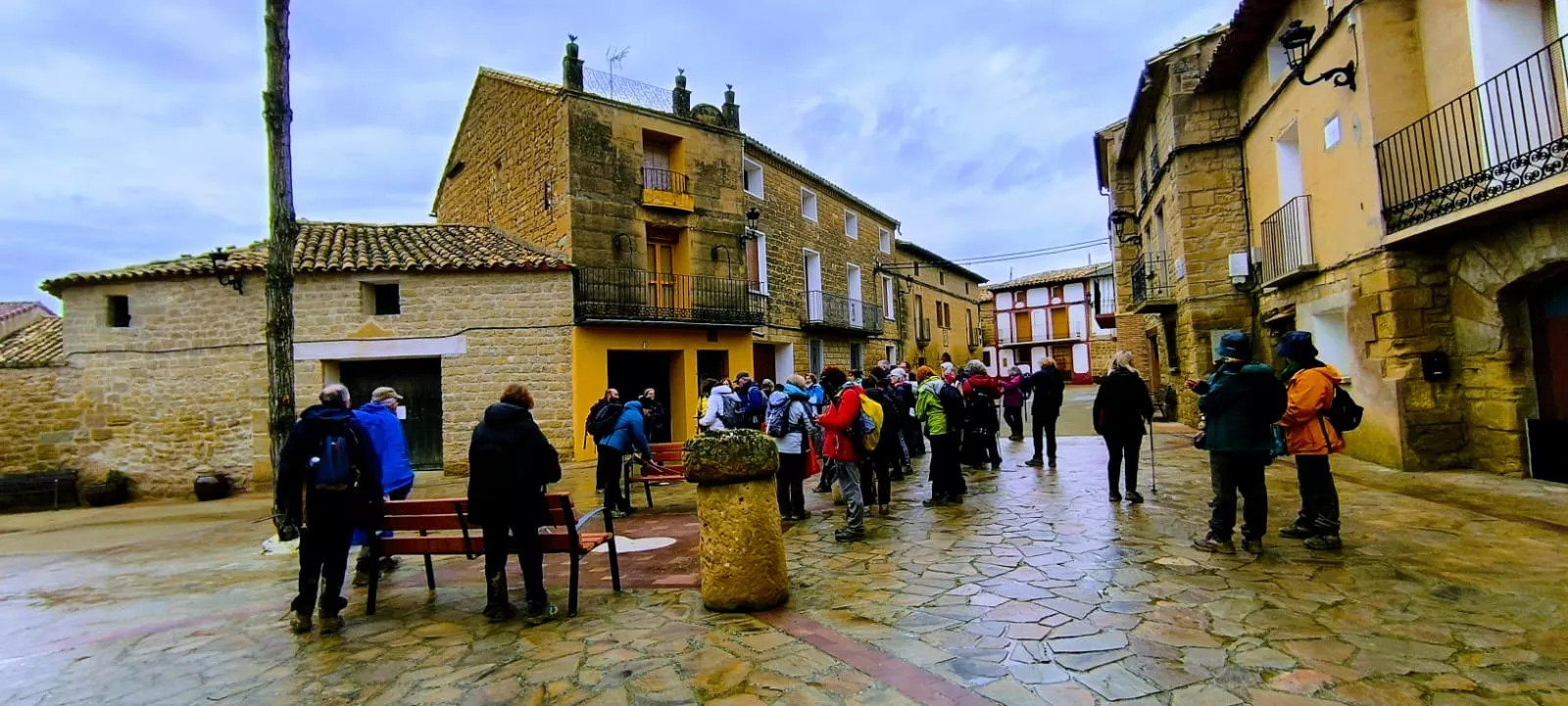 Excursión entre Piedratajada y Valpalmas organizada por la Universidad de Zaragoza. Foto Joaquín Santafé