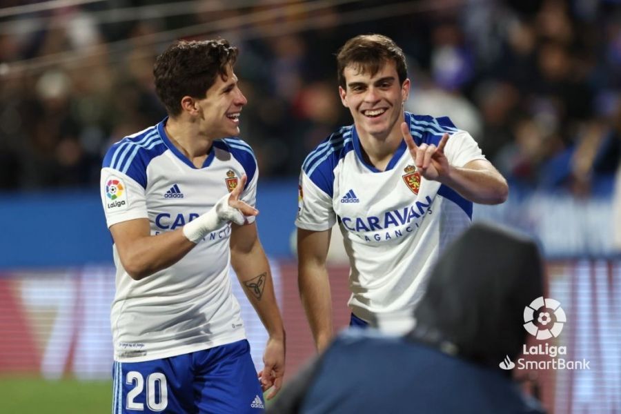 Partido Zaragoza Huesca. Foto La Liga 