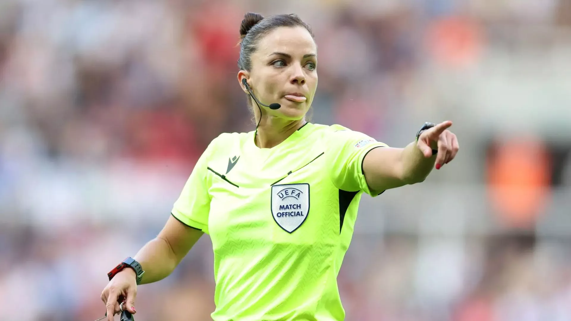 Marta Huerta de Aza, árbitra del Castellón-Huesca.