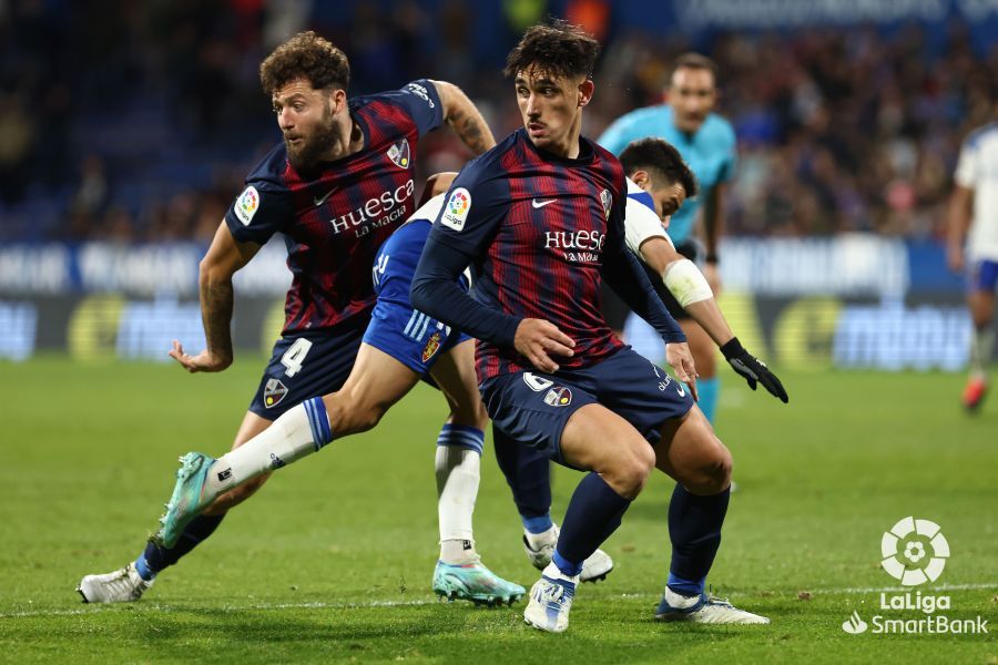 Partido Zaragoza Huesca. Foto La Liga 