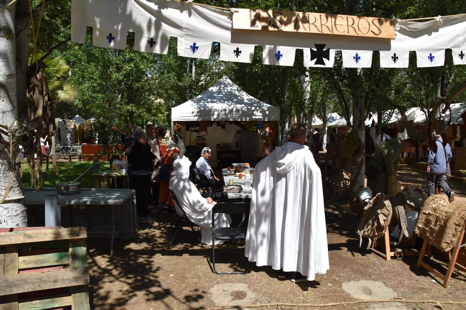 Jaimas del Homenaje Templario a Jaime I y Guillem de Mont-rodón.