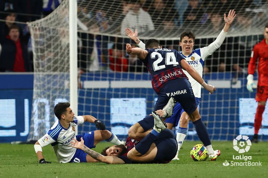 Partido Zaragoza Huesca. Foto La Liga 