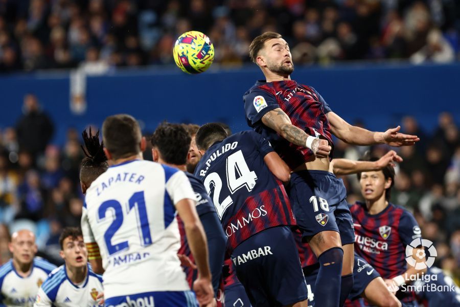 Partido Zaragoza Huesca. Foto La Liga 