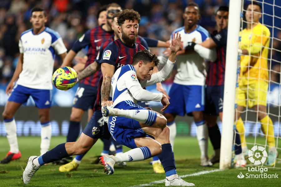 Partido Zaragoza Huesca. Foto La Liga 
