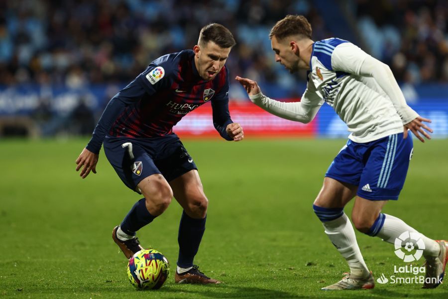 Partido Zaragoza Huesca. Foto La Liga 