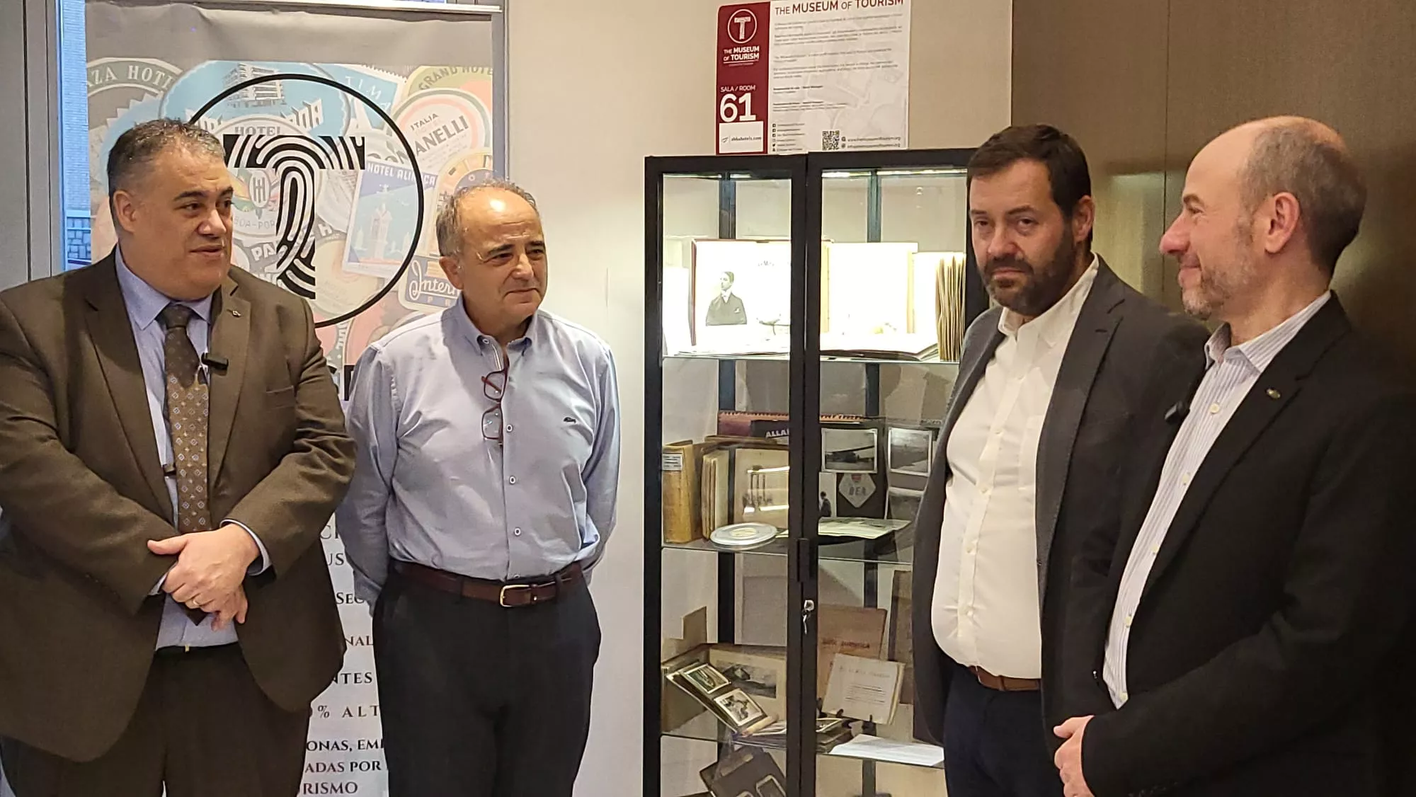 Inauguración de la Sala 061 del Museo de Turismo en el Hotel Abba Huesca