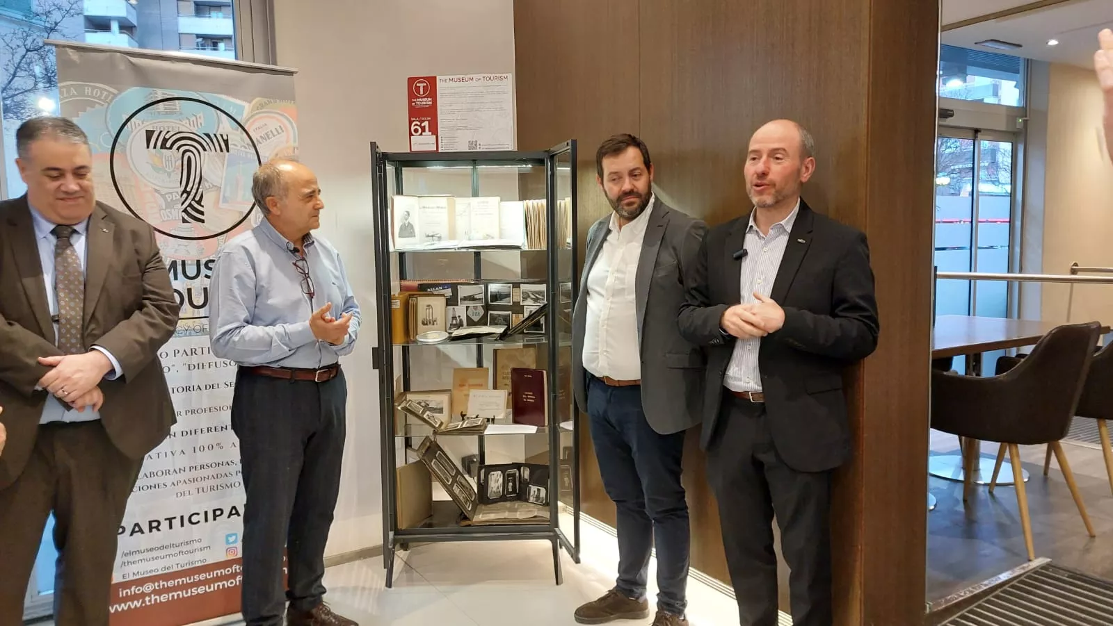 Inauguración de la Sala 061 del Museo de Turismo en el Hotel Abba Huesca