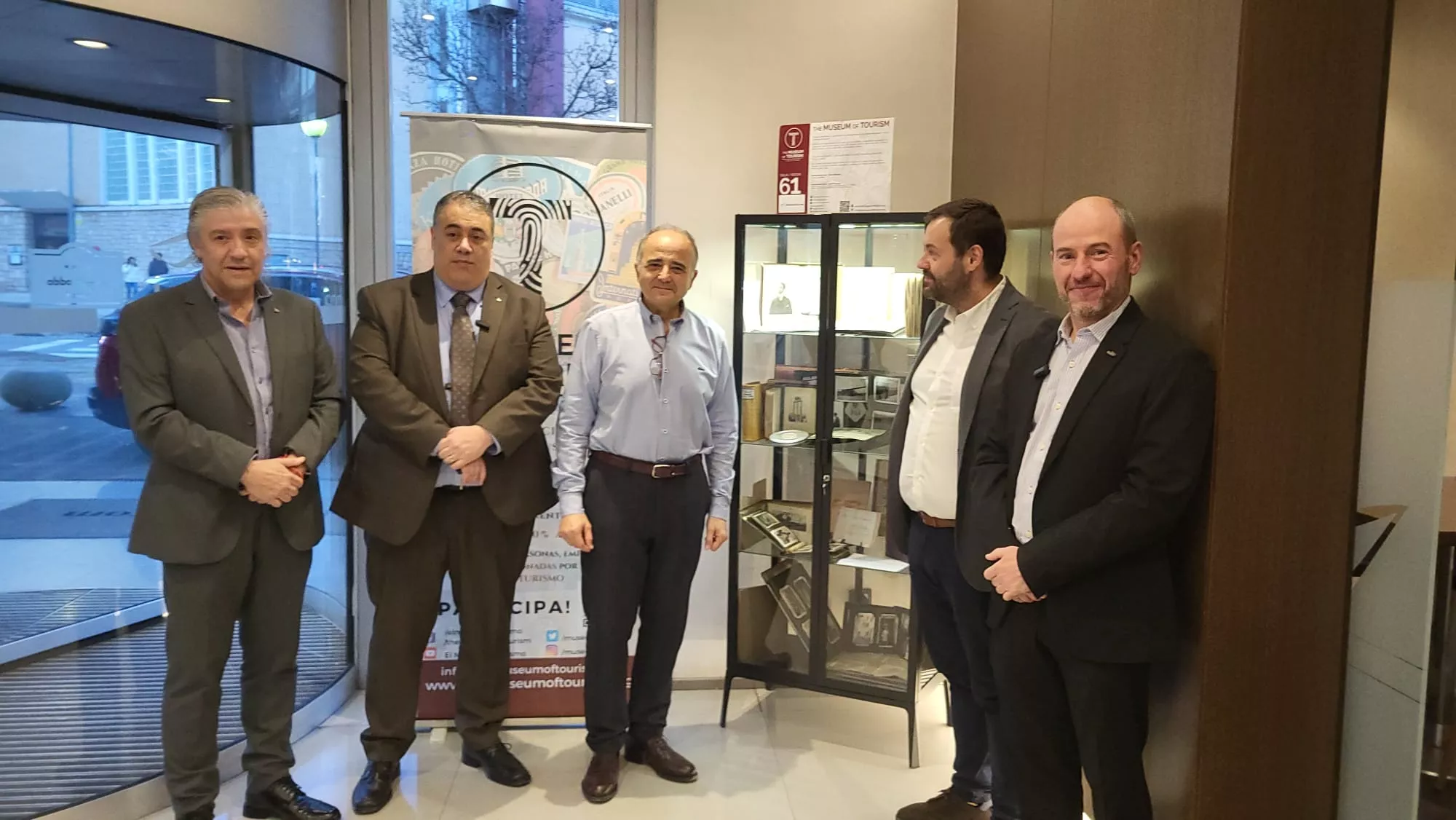 Inauguración de la Sala 061 del Museo de Turismo en el Hotel Abba Huesca