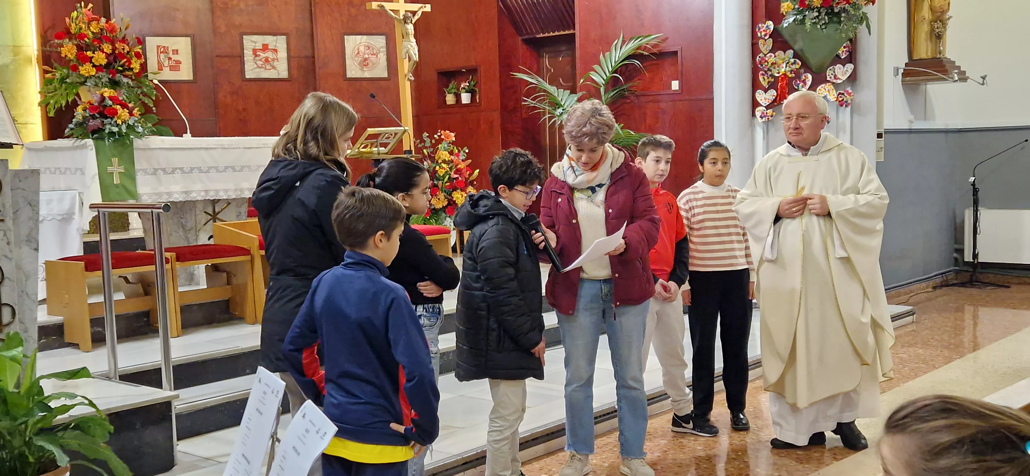 Fiesta de San Juan Bosco en el centro Salesianos de Huesca. Foto Myriam Martínez