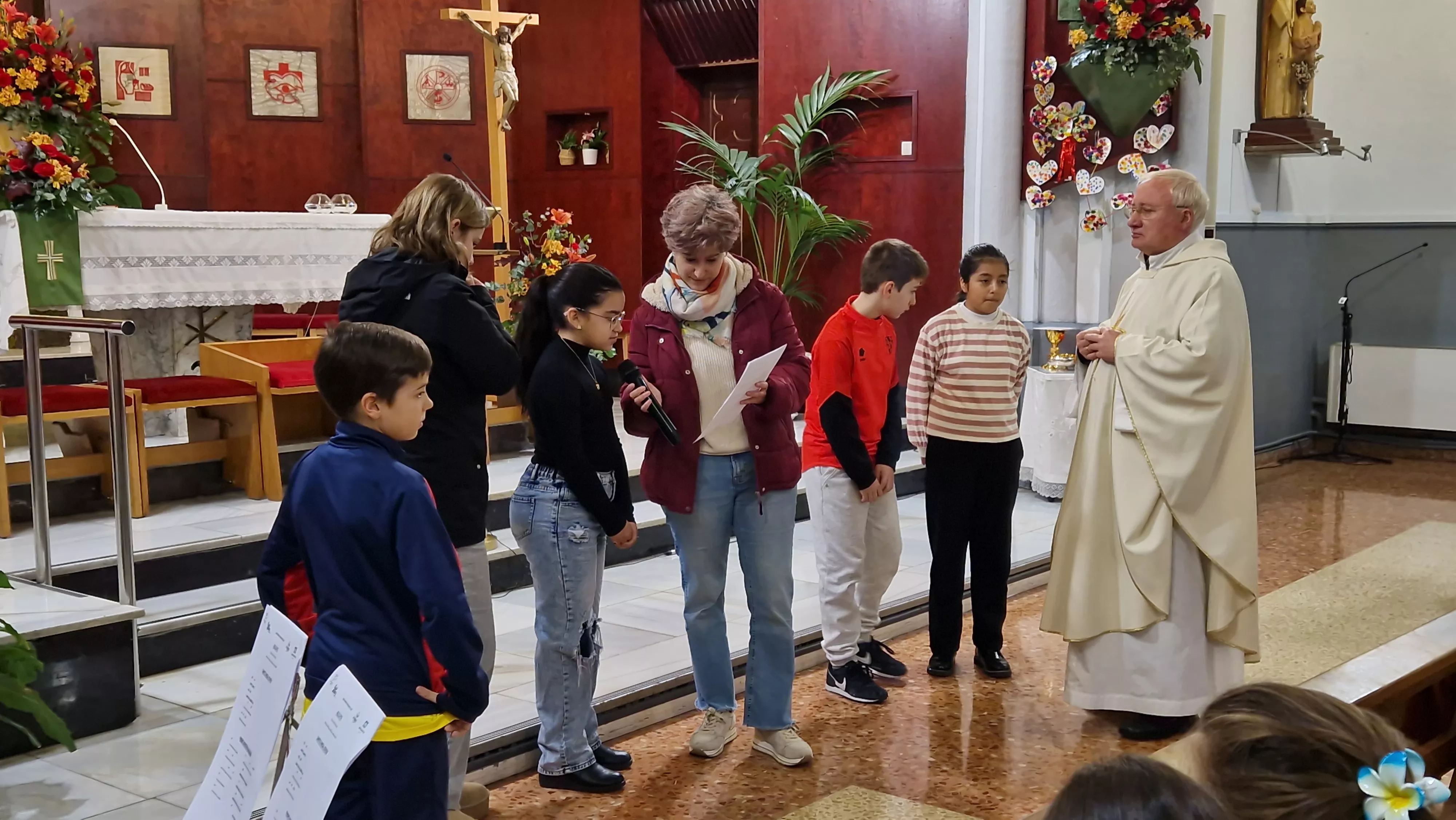 Fiesta de San Juan Bosco en el centro Salesianos de Huesca. Foto Myriam Martínez