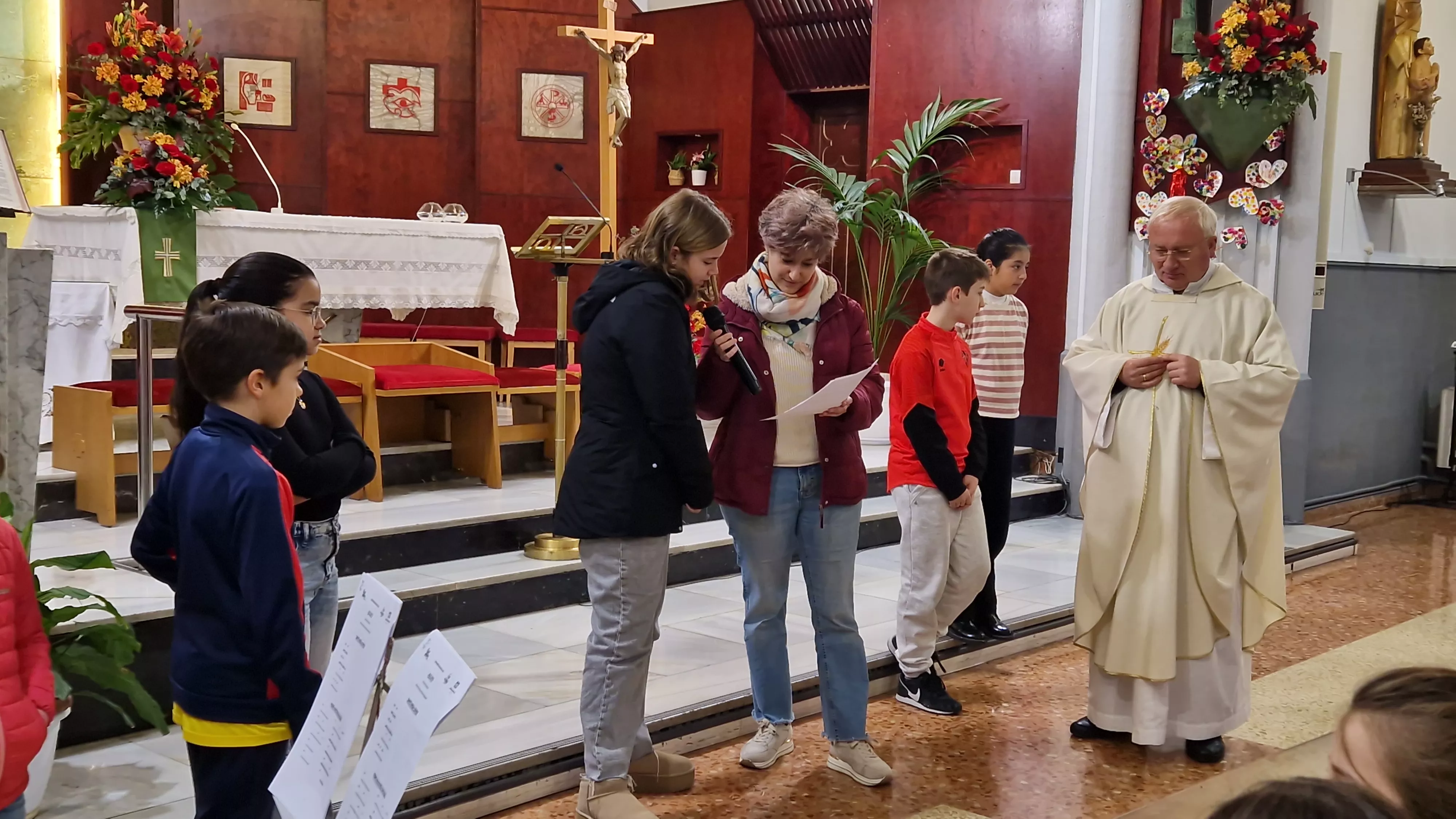 Fiesta de San Juan Bosco en el centro Salesianos de Huesca. Foto Myriam Martínez