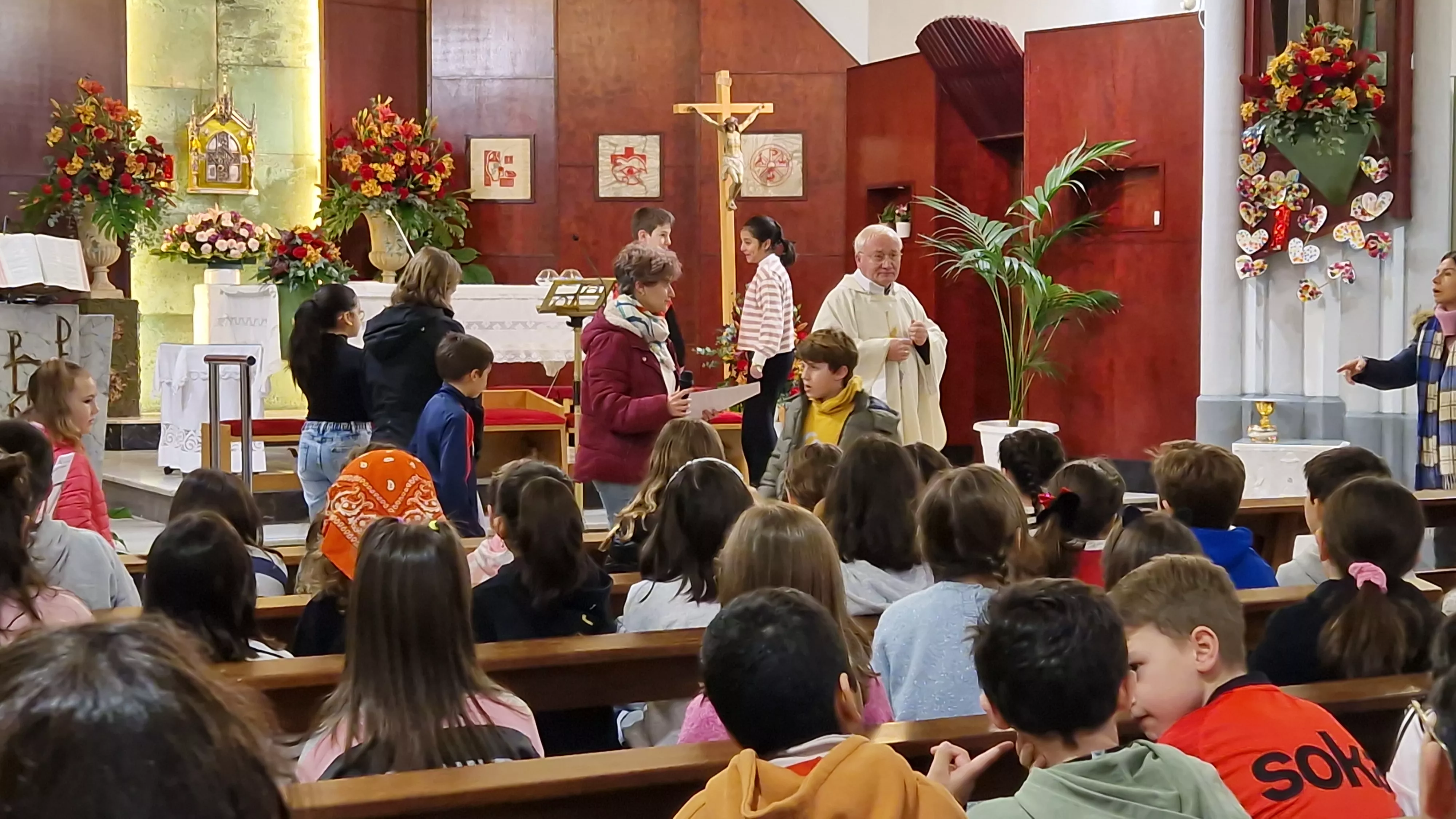 Fiesta de San Juan Bosco en el centro Salesianos de Huesca. Foto Myriam Martínez