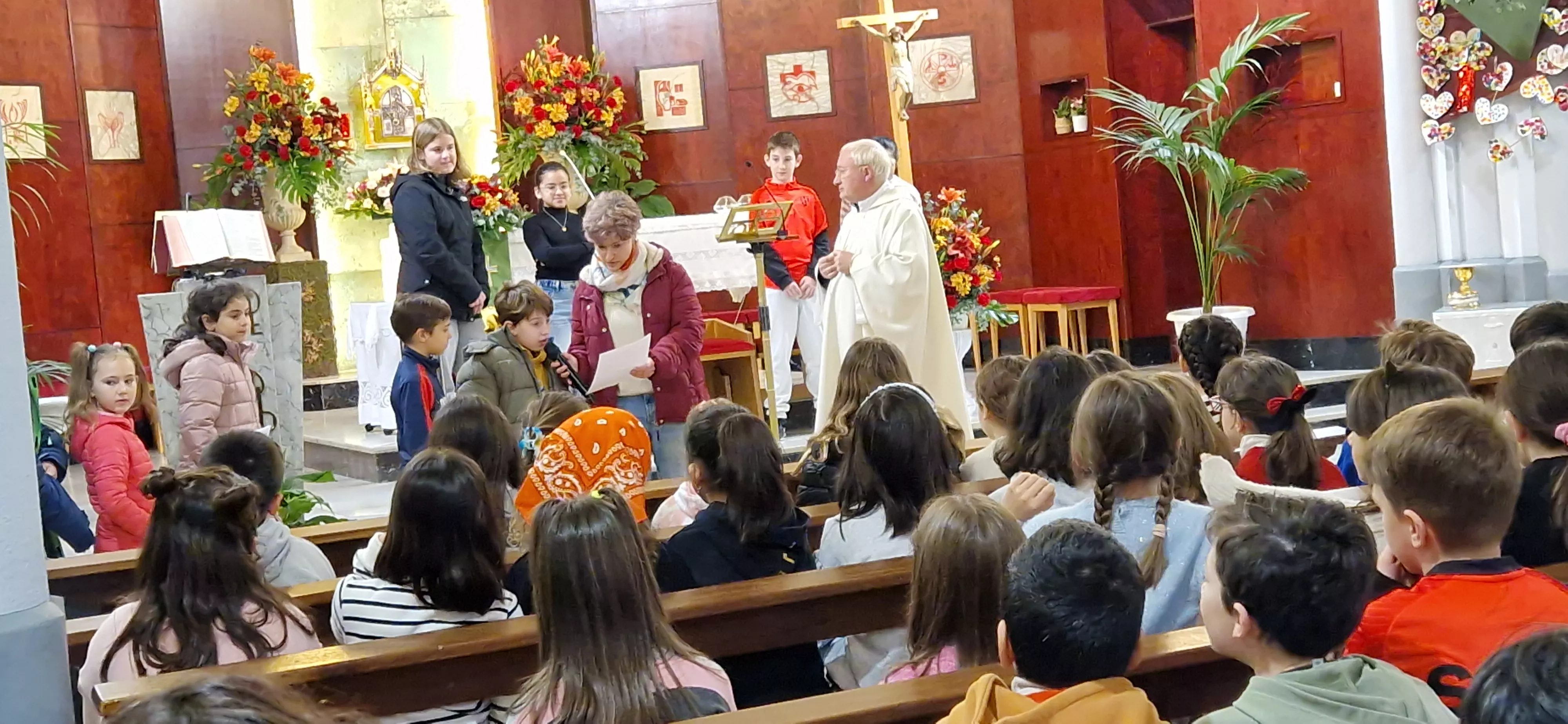 Fiesta de San Juan Bosco en el centro Salesianos de Huesca. Foto Myriam Martínez