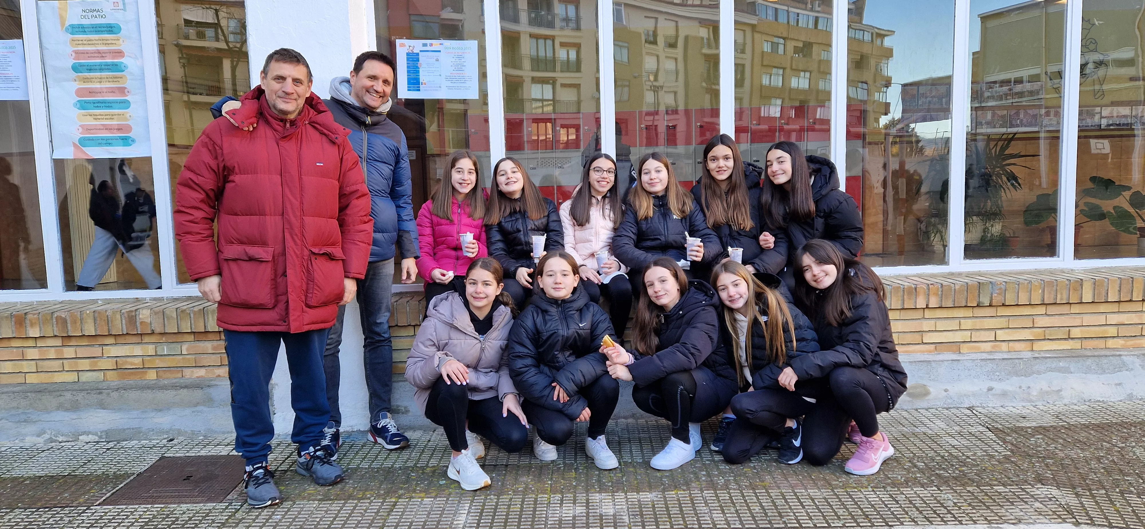 Fiesta de San Juan Bosco en el centro Salesianos de Huesca. Foto Myriam Martínez