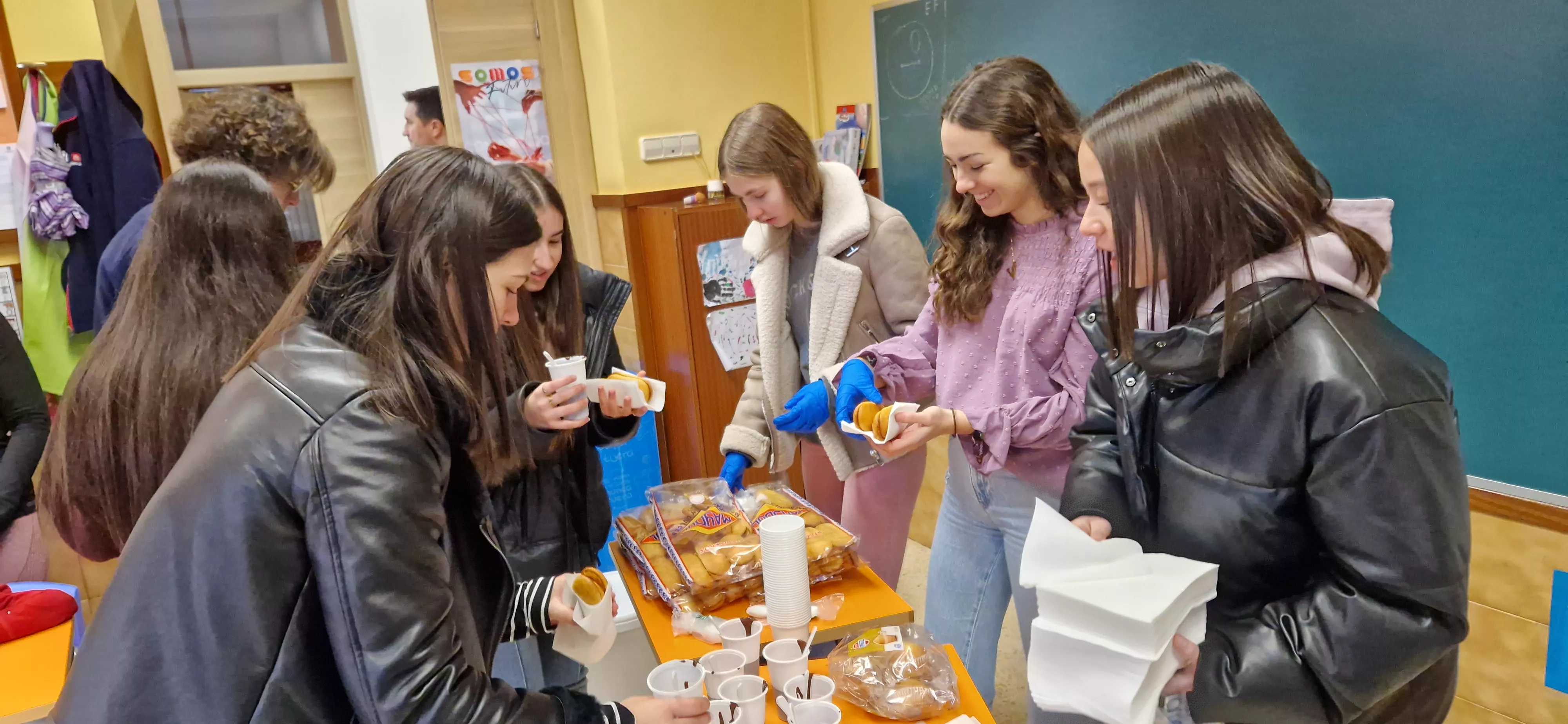 Fiesta de San Juan Bosco en el centro Salesianos de Huesca. Foto Myriam Martínez