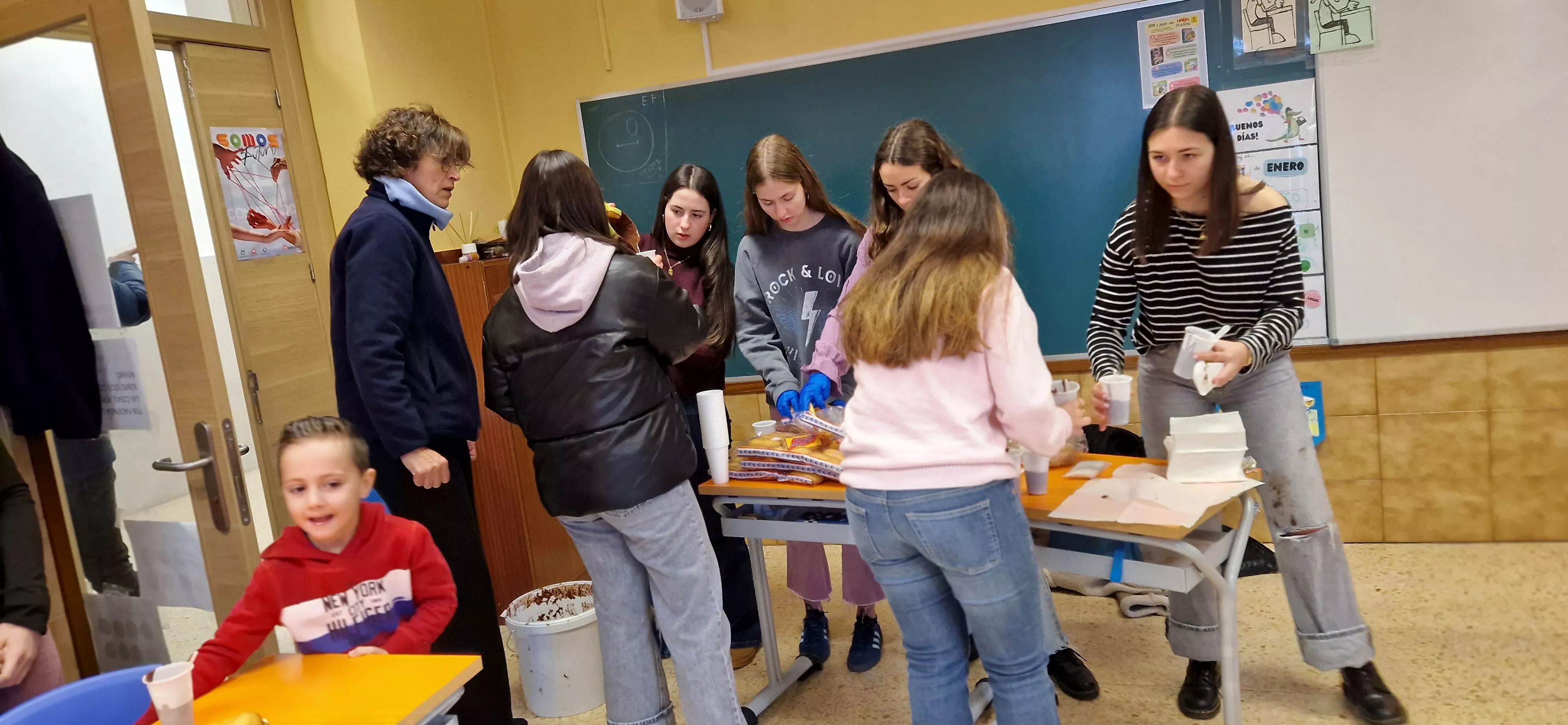 Fiesta de San Juan Bosco en el centro Salesianos de Huesca. Foto Myriam Martínez