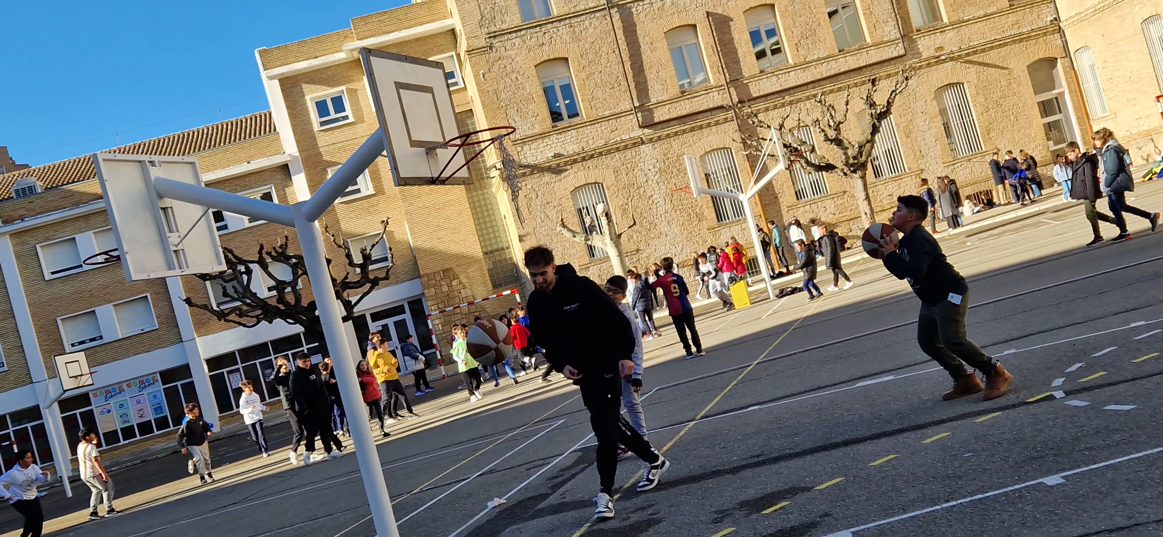 Fiesta de San Juan Bosco en el centro Salesianos de Huesca. Foto Myriam Martínez
