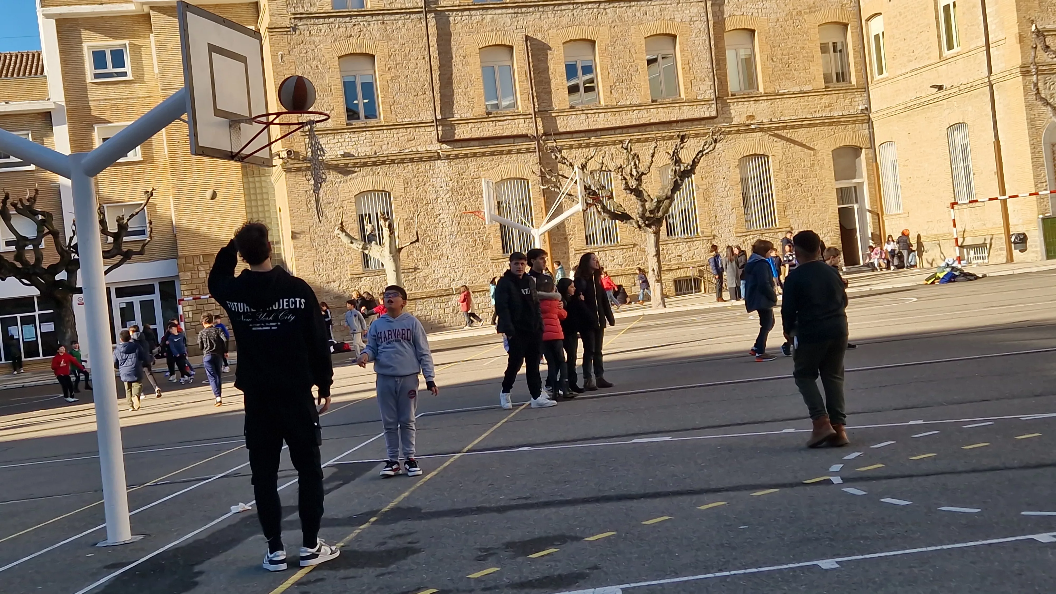 Fiesta de San Juan Bosco en el centro Salesianos de Huesca. Foto Myriam Martínez