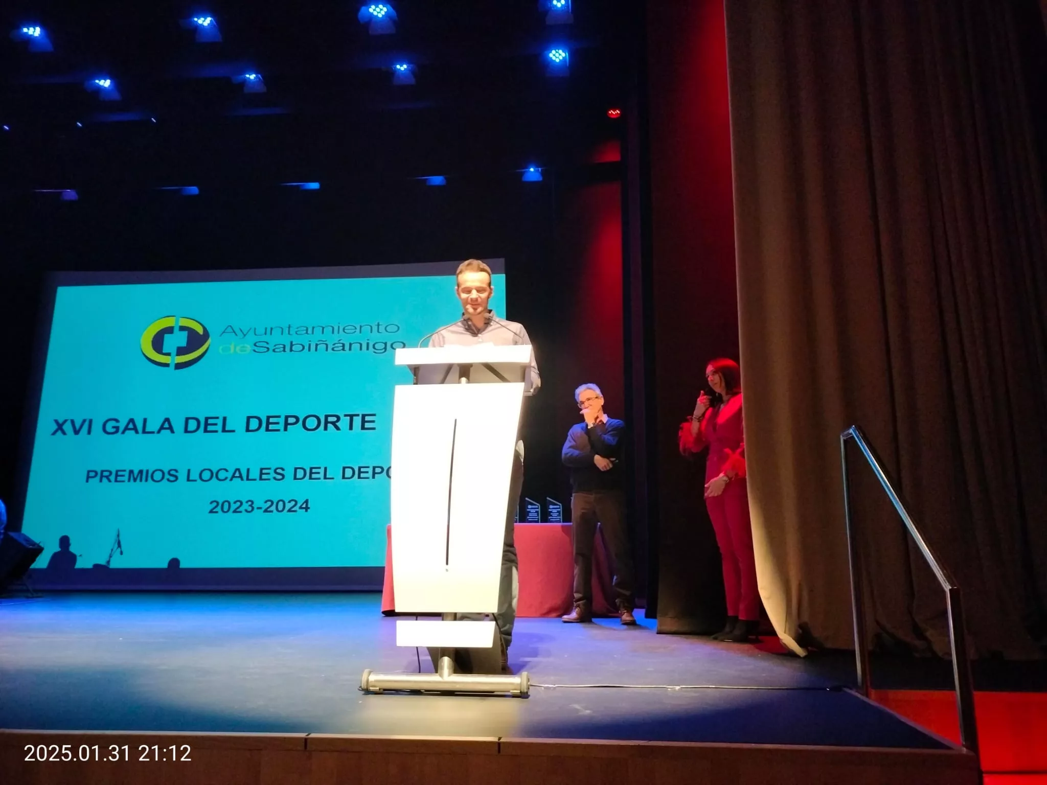 Daniel Ramón, premio a la trayectoria deportiva. Foto: Andrés Alcaraz.