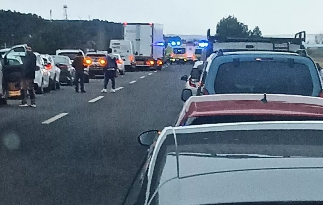 Accidente ocurrido en Gurrea de Gállego con un fallecido.