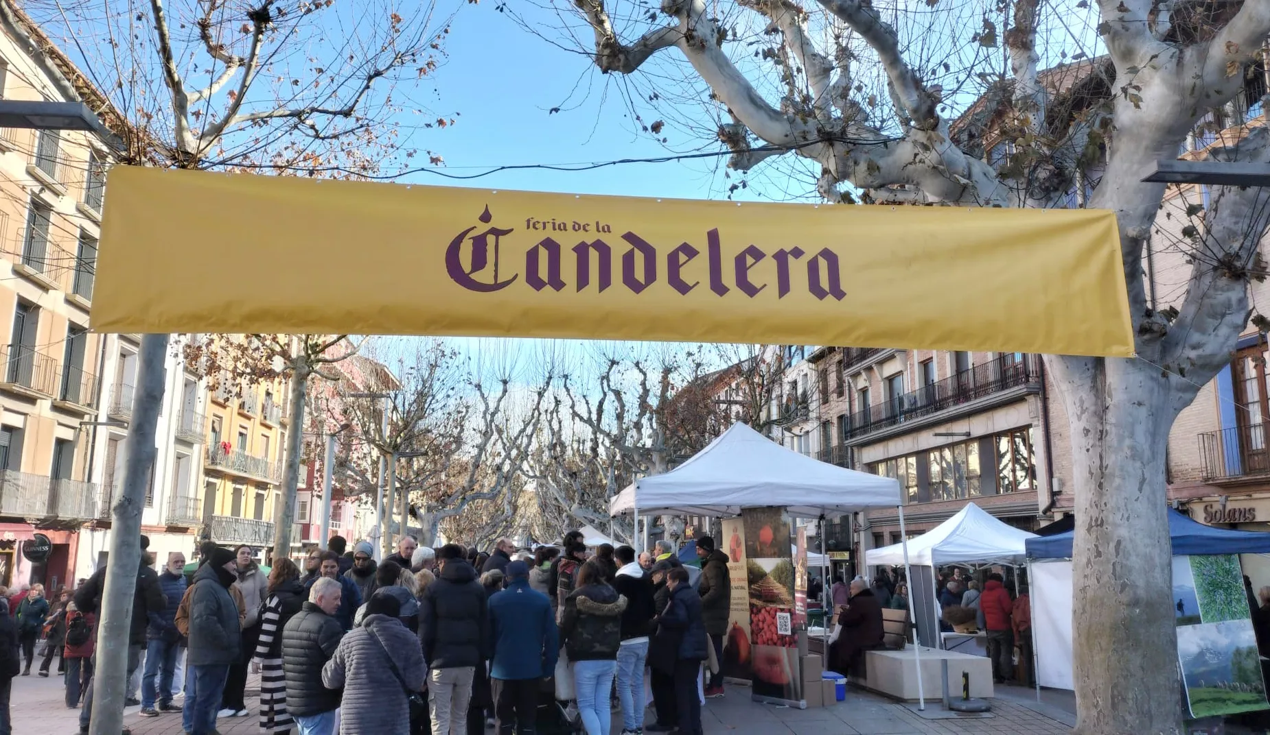 Feria de la Candelera en Barbastro. Foto María José Sampietro