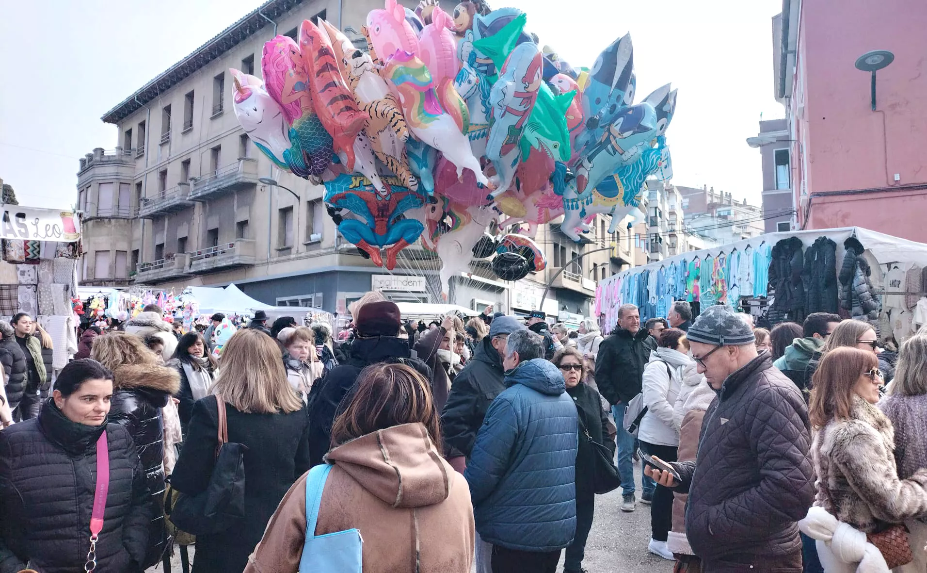 Feria de la Candelera en Barbastro. Foto María José Sampietro