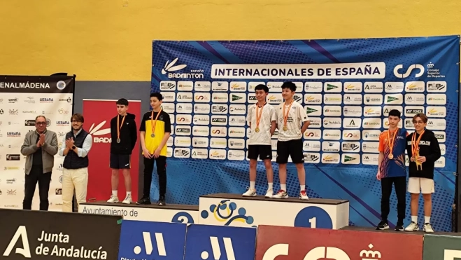 Hugo Gállego subcampeón en dobles masculinos. Hugo Gállego subcampeón en dobles masculinos.