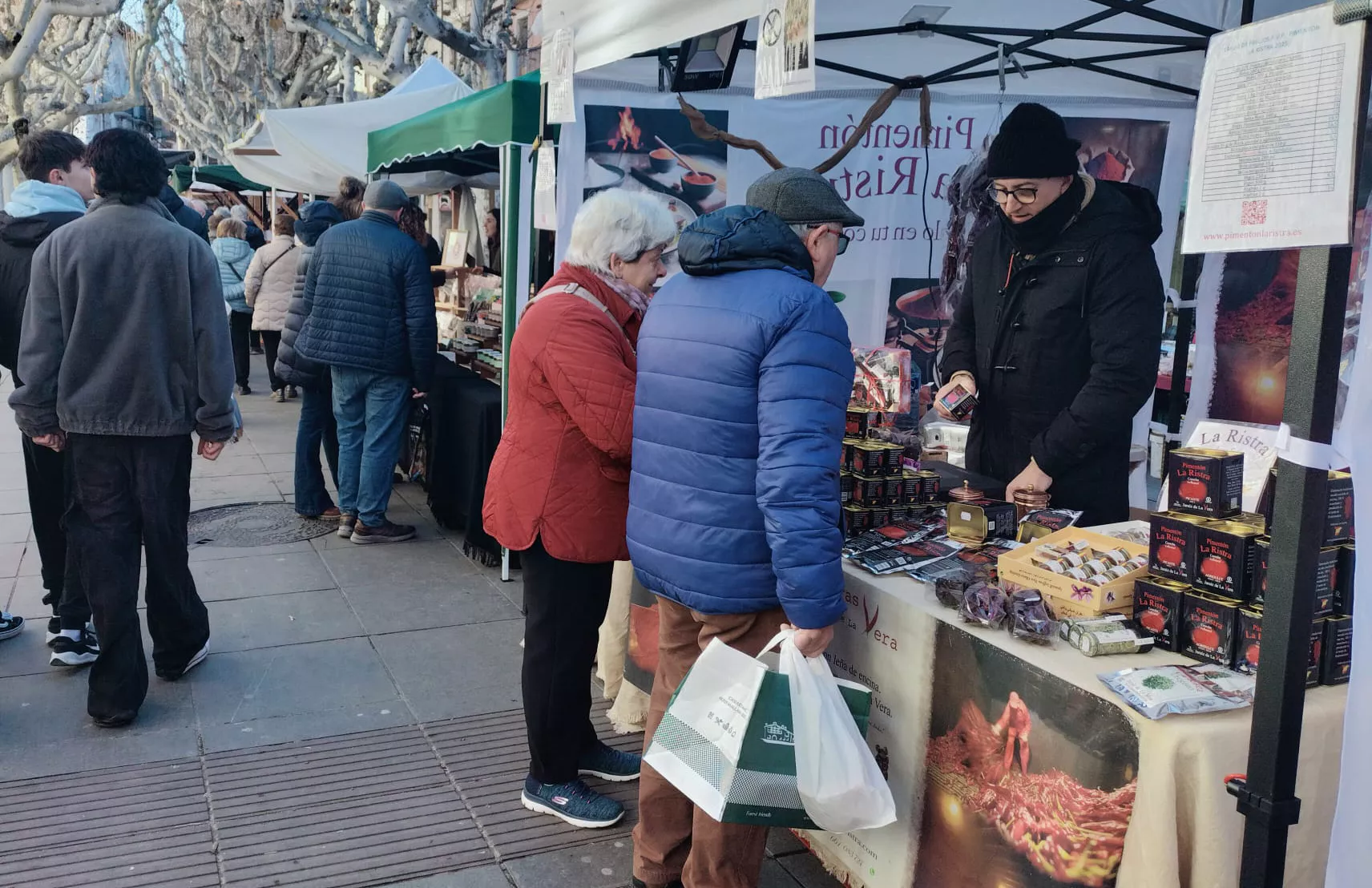 Feria de la Candelera en Barbastro. Foto María José Sampietro