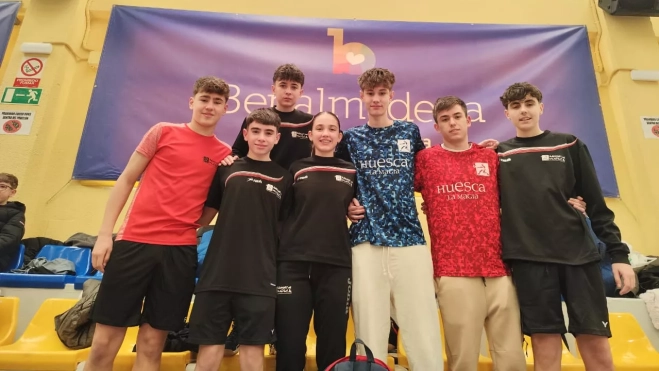 Los siete jugadores del Huesca La Magia en Benalmádena Los siete jugadores del Huesca La Magia en Benalmádena