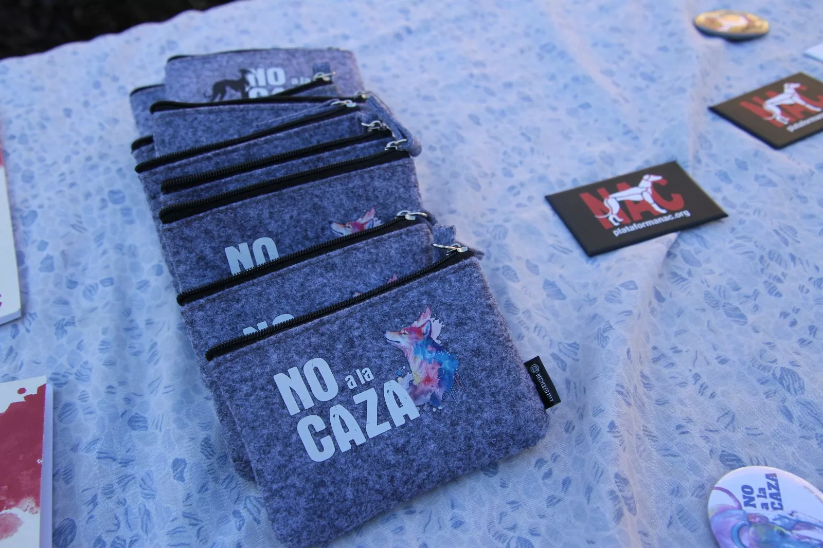 Manifestación de No a la Caza en Huesca. Foto Carlos Neofato