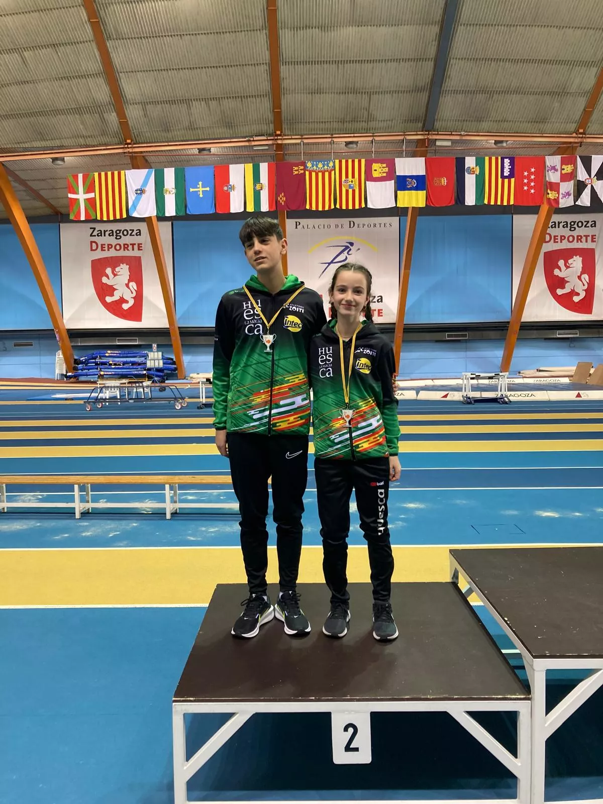 Joaquín Nogueras y Ana Franco, subcampeones sub 14