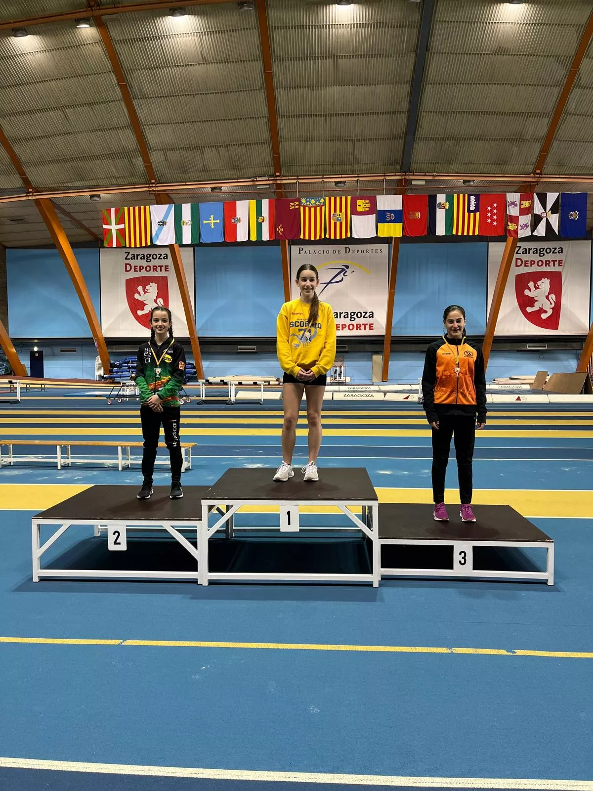 Podio Sub 14 femenino