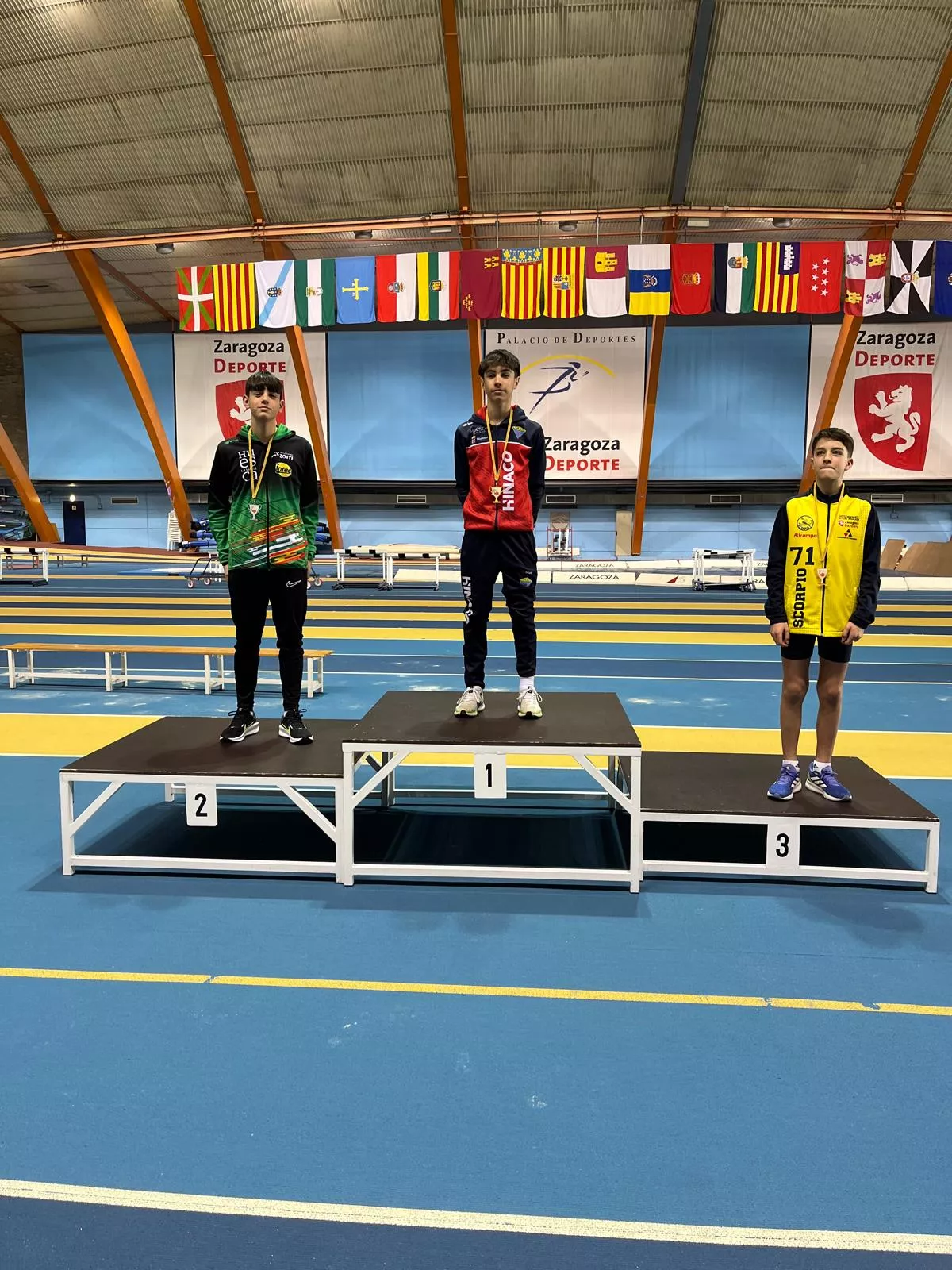 Podio Sub 14 masculinp