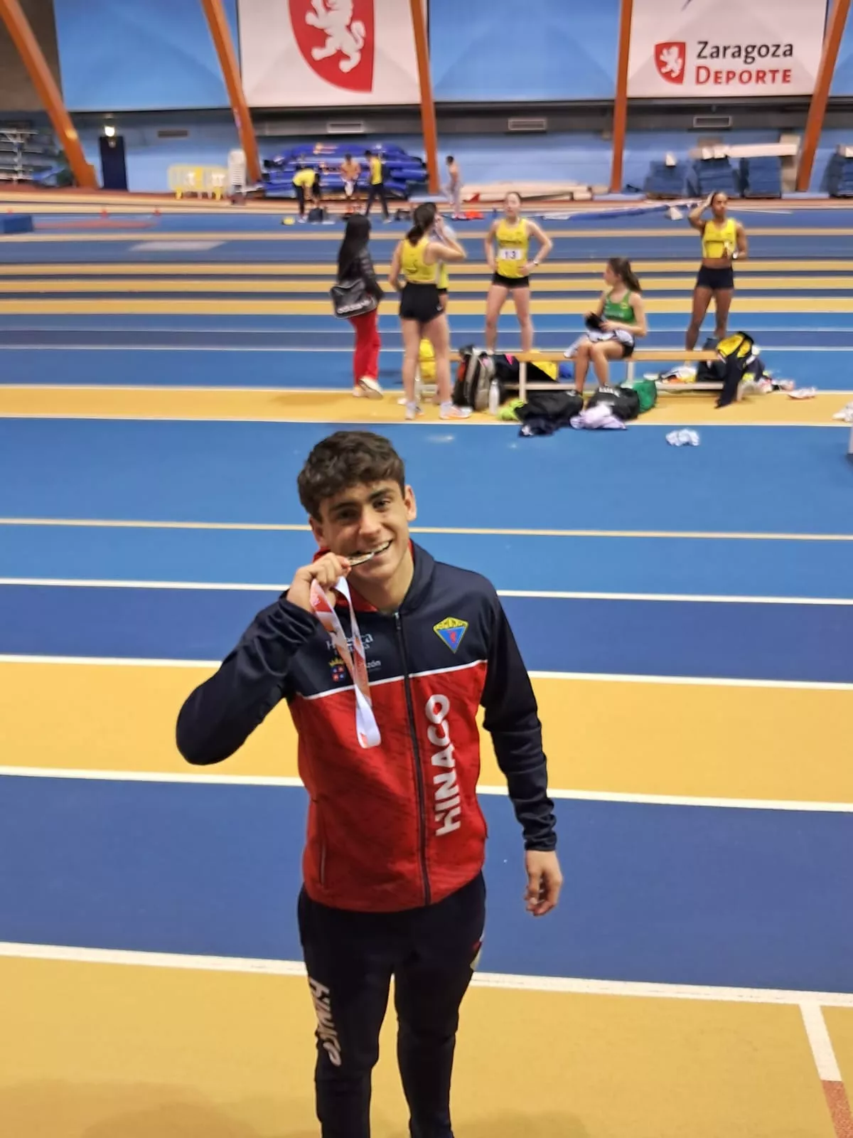 Saboreando la medalla