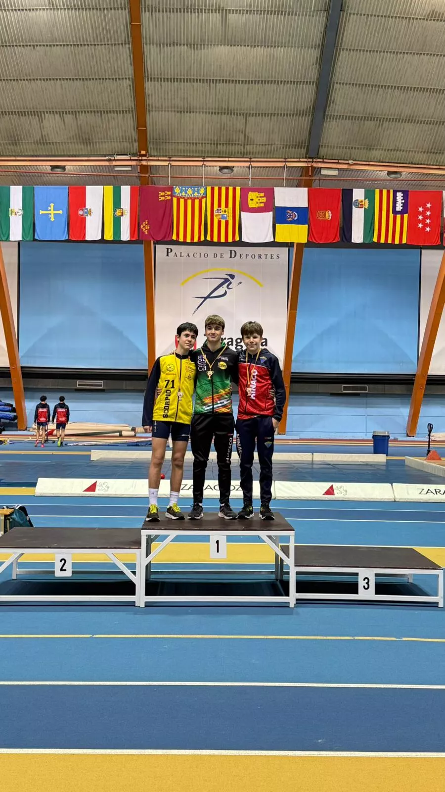 Podio Sub 16 masculino