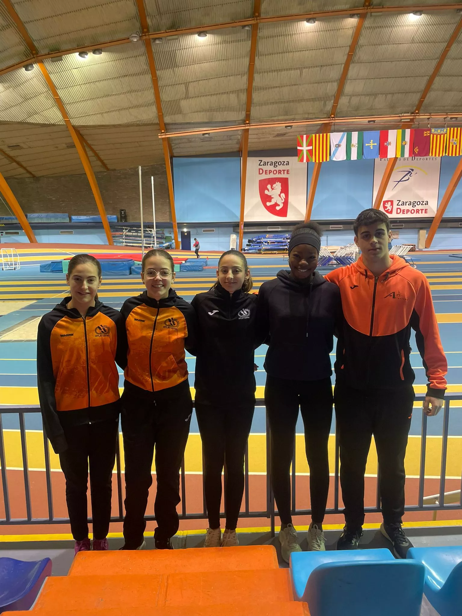 Atletas del CA Fraga Bajo Cinca