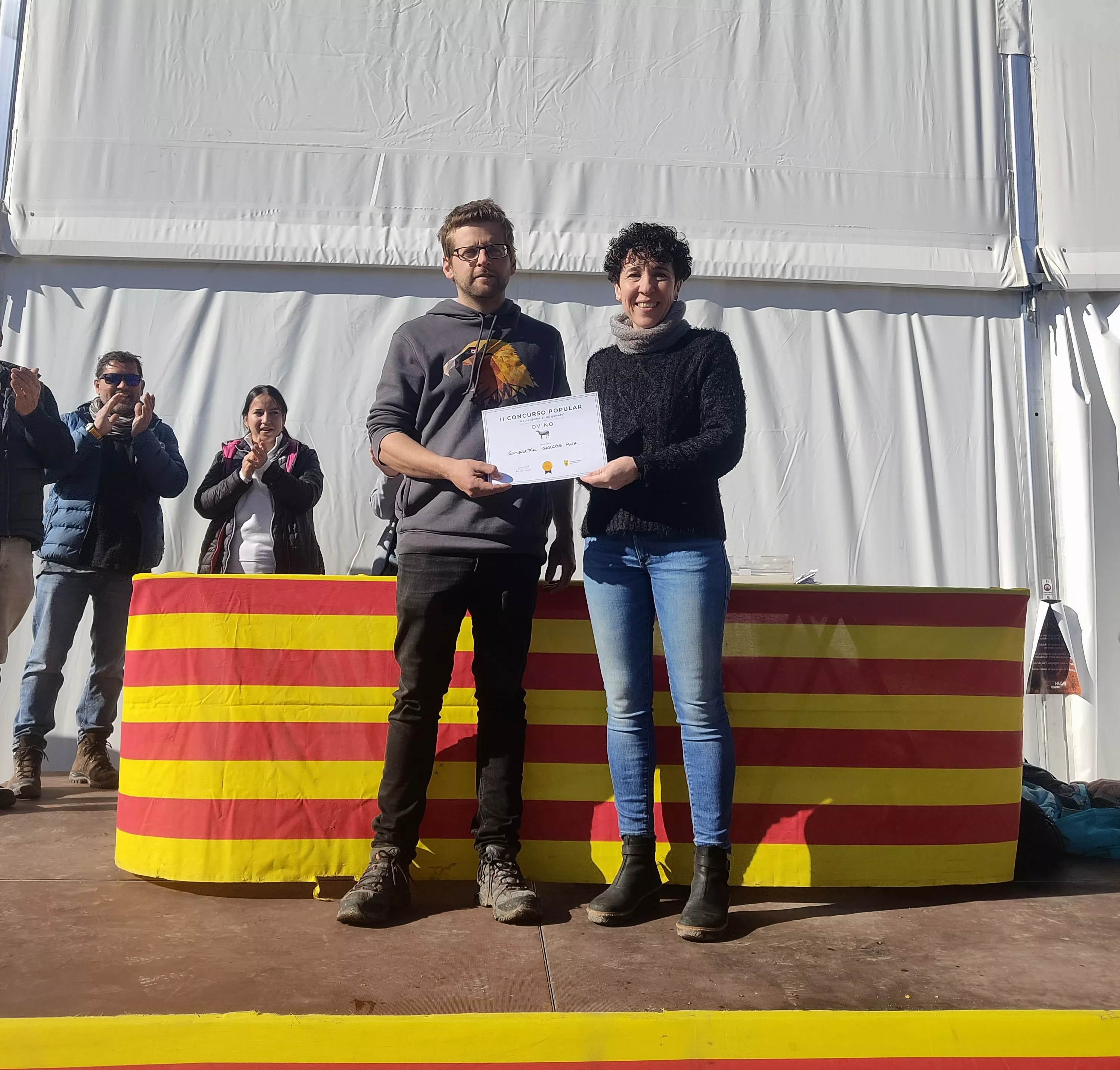 Ganadería Garcés, premio al mejor ejemplar ovino