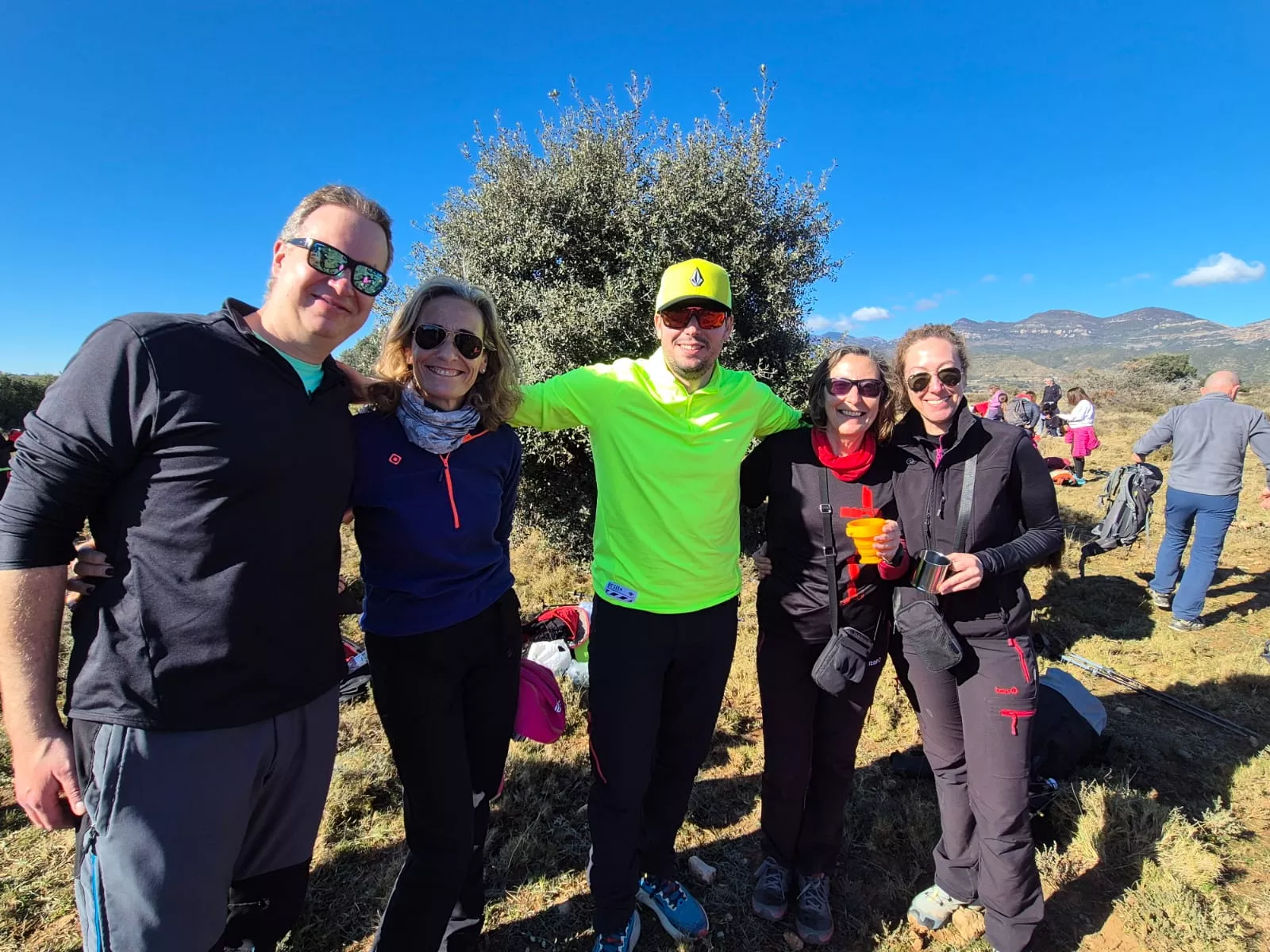 Fiordos de Montearagón de la preparación de la Javierada. Foto Juanlu Herrero