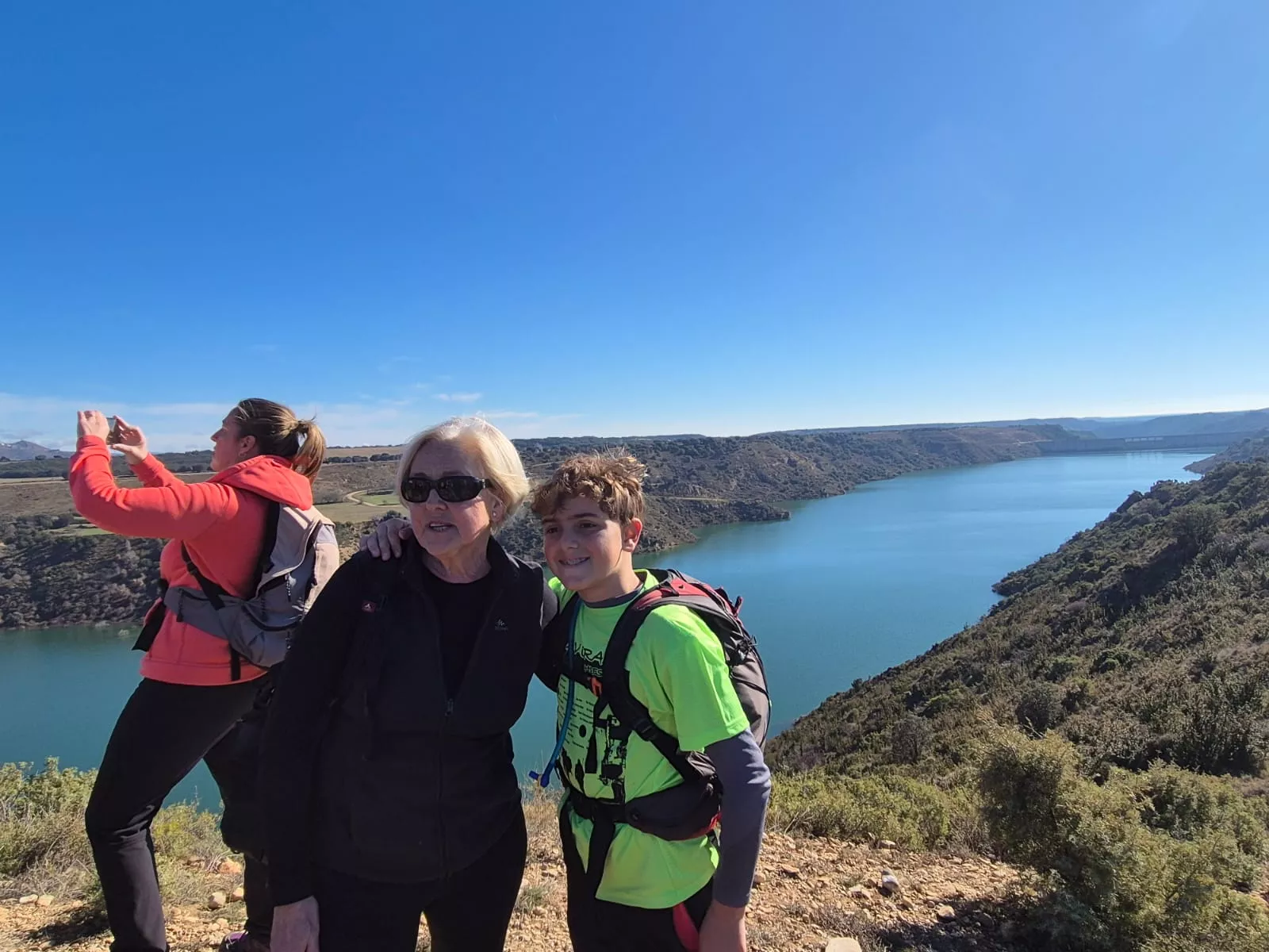 Fiordos de Montearagón de la preparación de la Javierada. Foto Juanlu Herrero