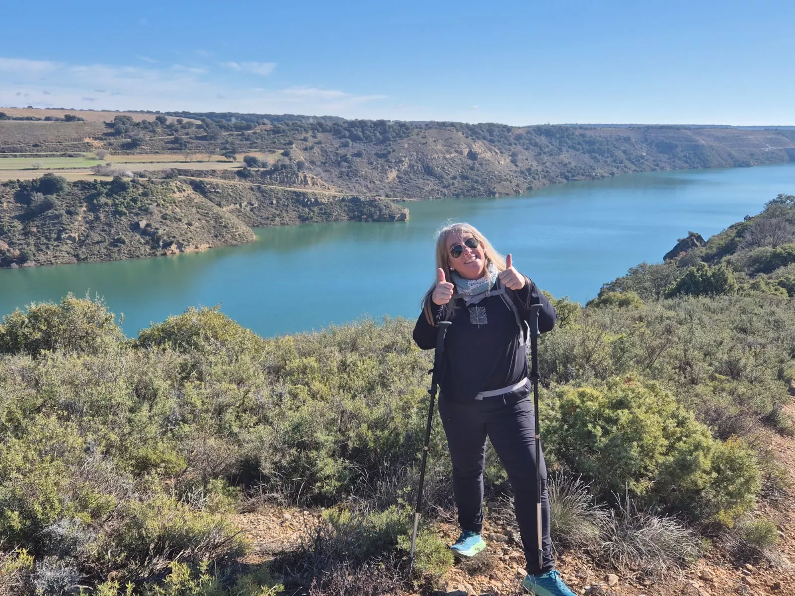 Fiordos de Montearagón de la preparación de la Javierada. Foto Juanlu Herrero