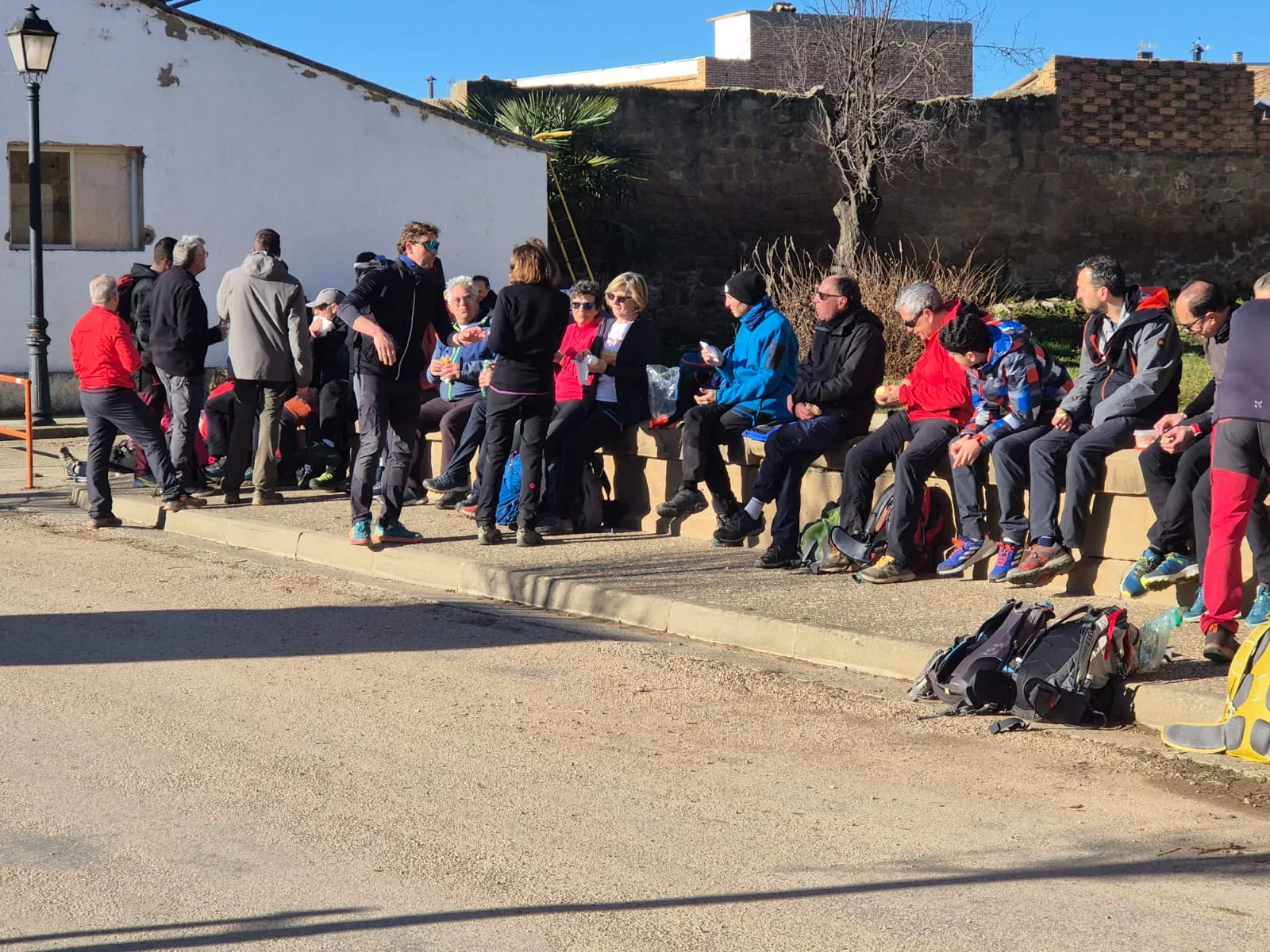 Fiordos de Montearagón de la preparación de la Javierada. Foto Juanlu Herrero
