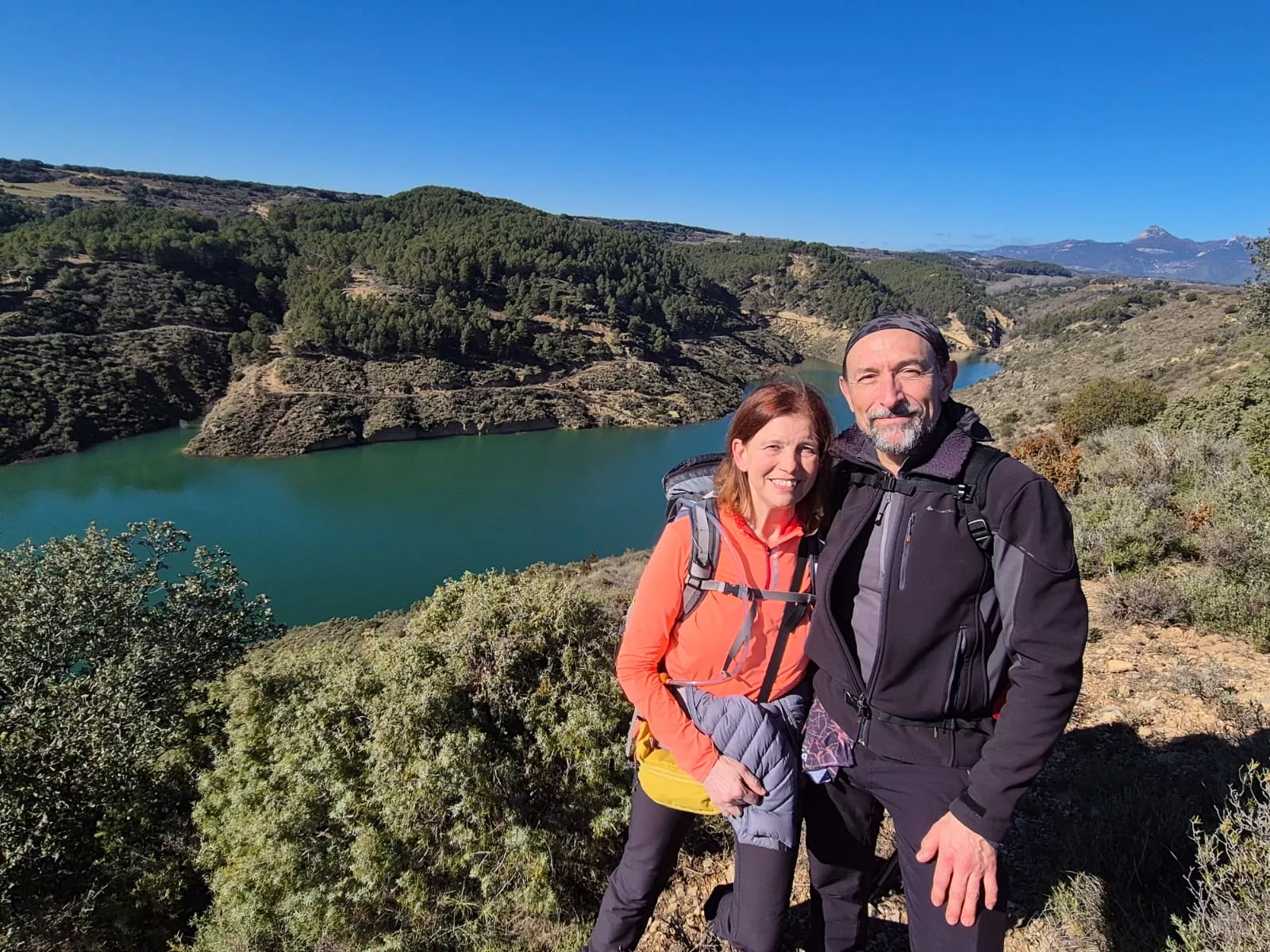 Fiordos de Montearagón de la preparación de la Javierada. Foto Juanlu Herrero