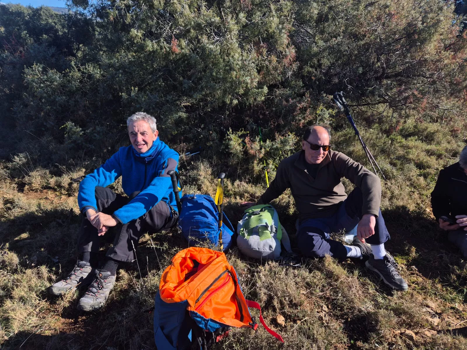 Fiordos de Montearagón de la preparación de la Javierada. Foto Juanlu Herrero