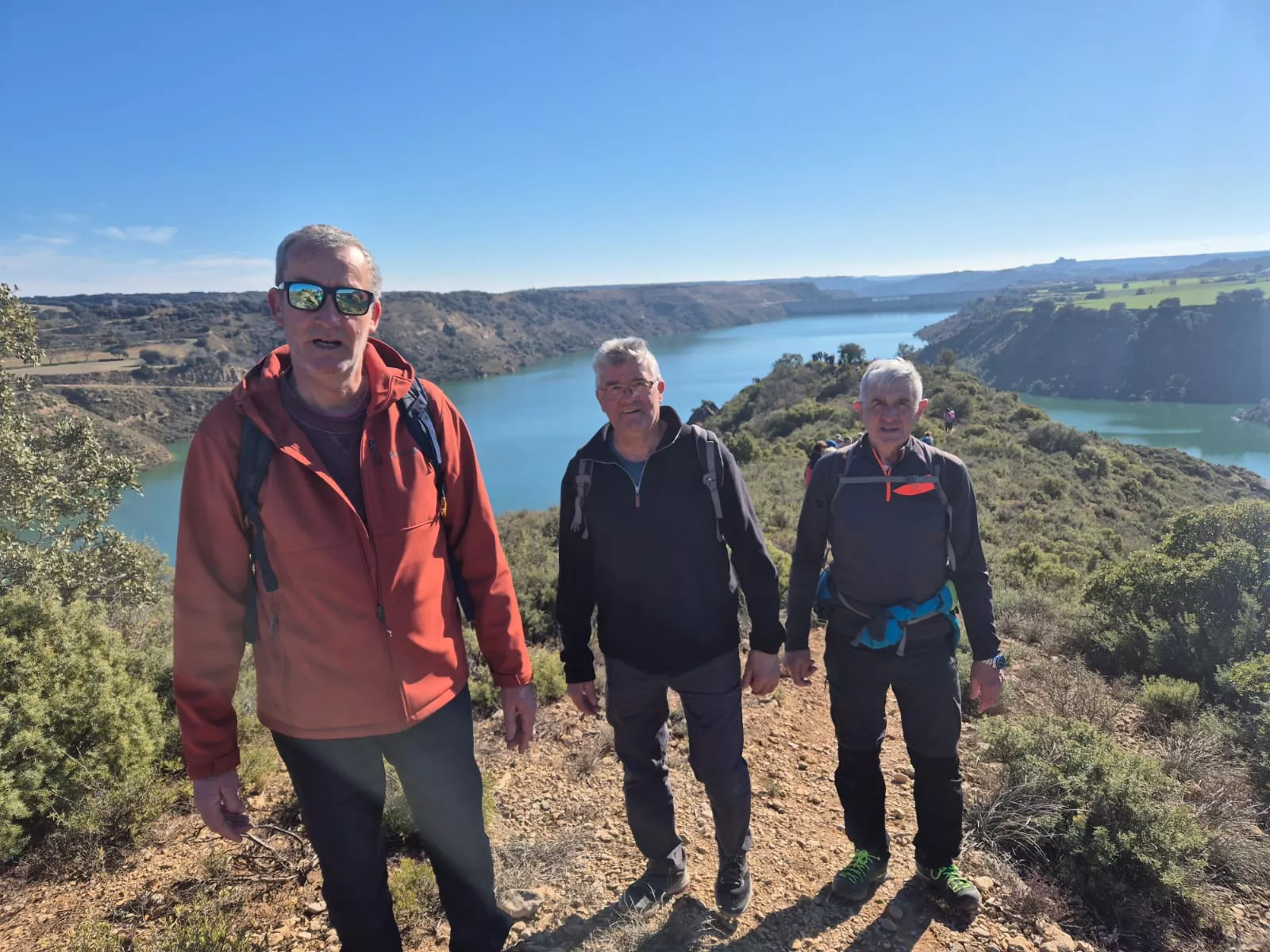 Fiordos de Montearagón de la preparación de la Javierada. Foto Juanlu Herrero