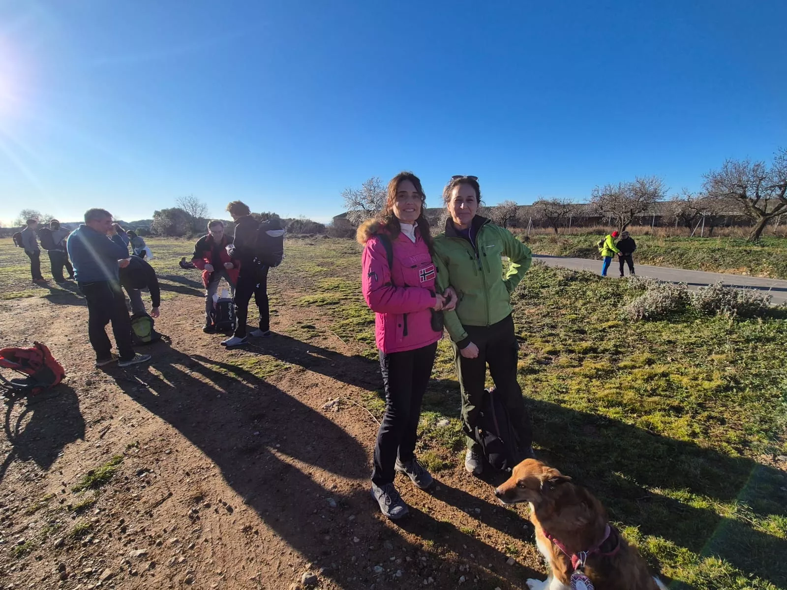 Fiordos de Montearagón de la preparación de la Javierada. Foto Juanlu Herrero