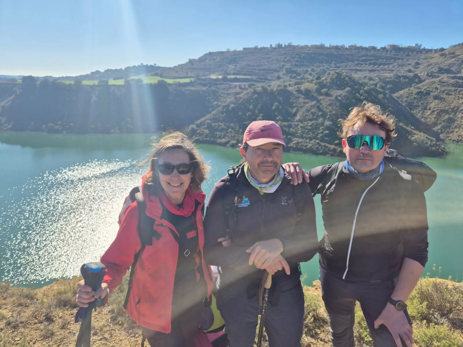 Fiordos de Montearagón de la preparación de la Javierada. Foto Juanlu Herrero
