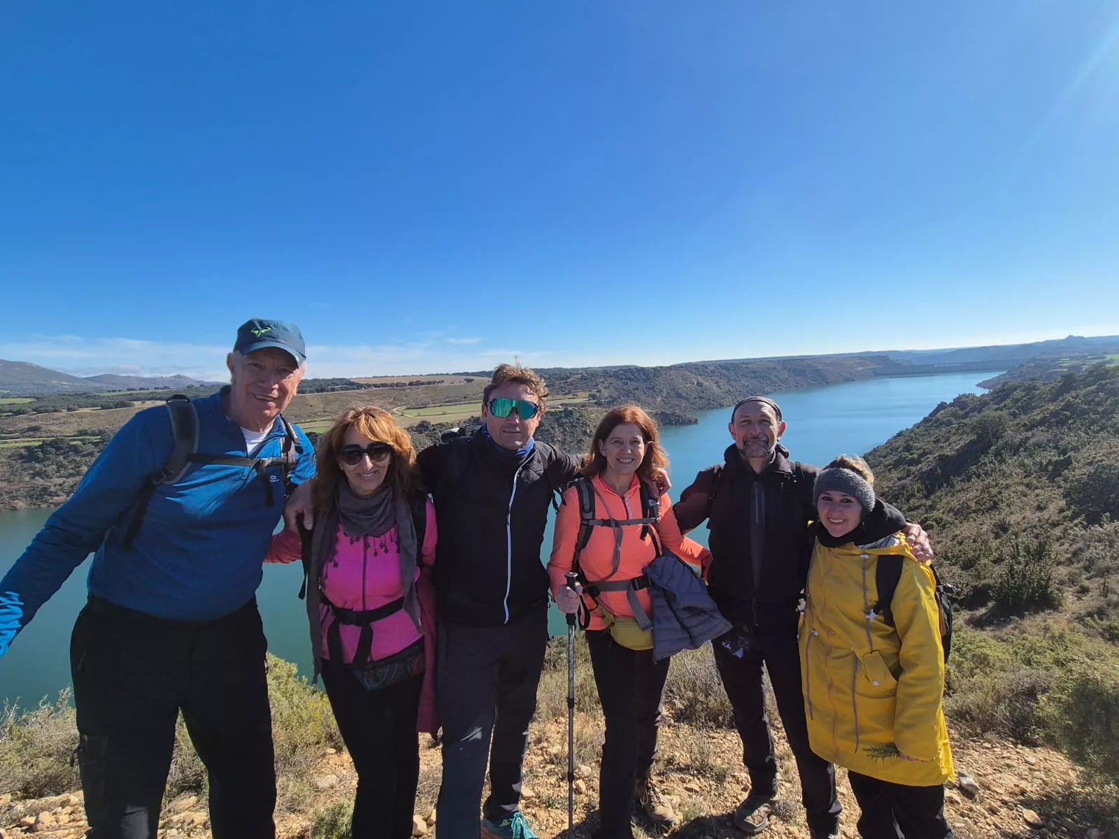Fiordos de Montearagón de la preparación de la Javierada. Foto Juanlu Herrero